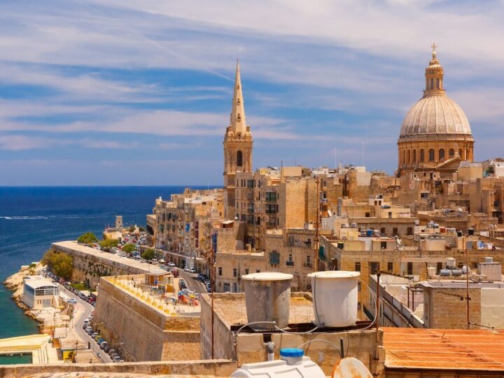 Malta – mapa atrakcji turystycznych i plaż